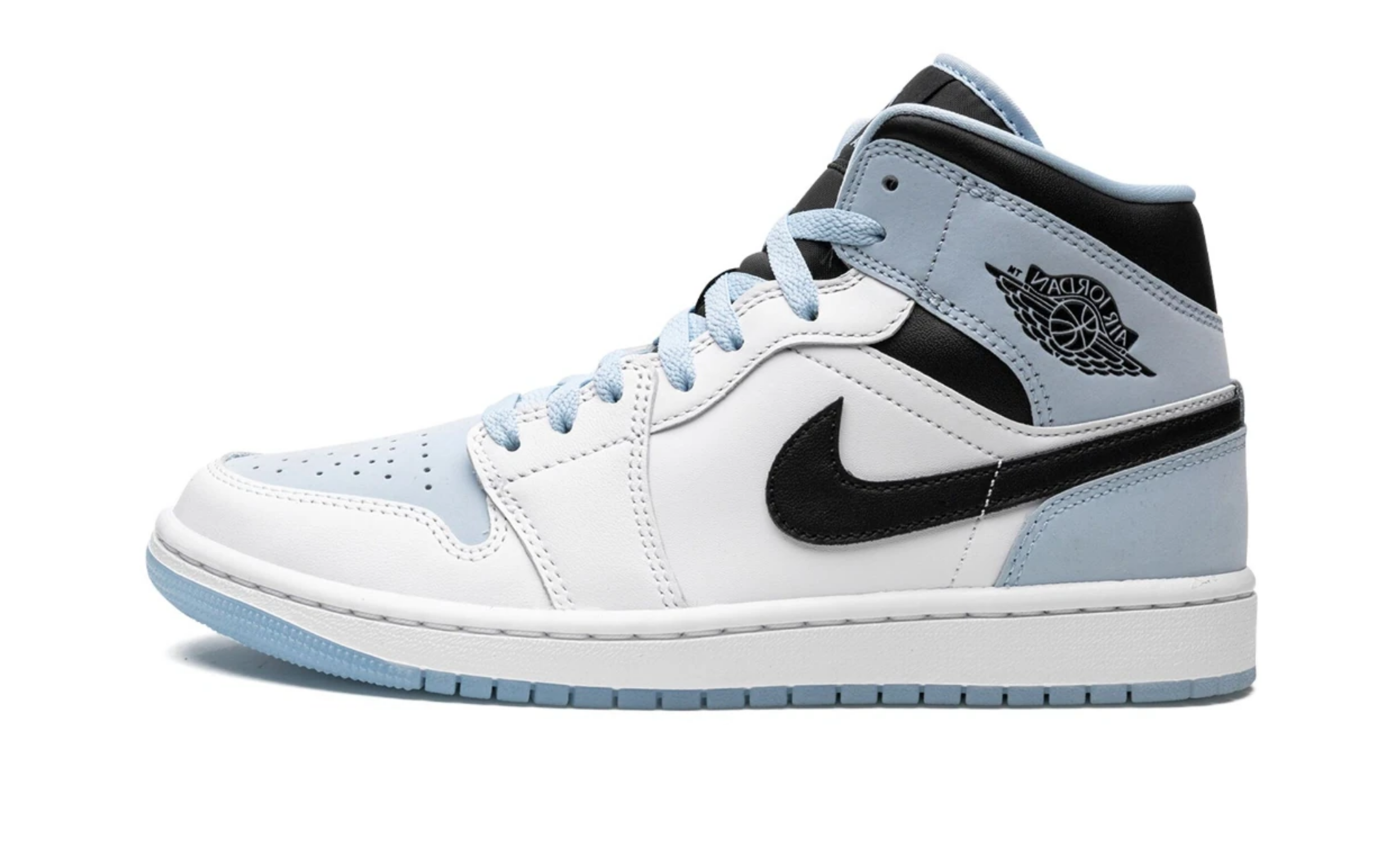 Air Jordan 1 Mid SE Ice Blue Black – Spicysneakers