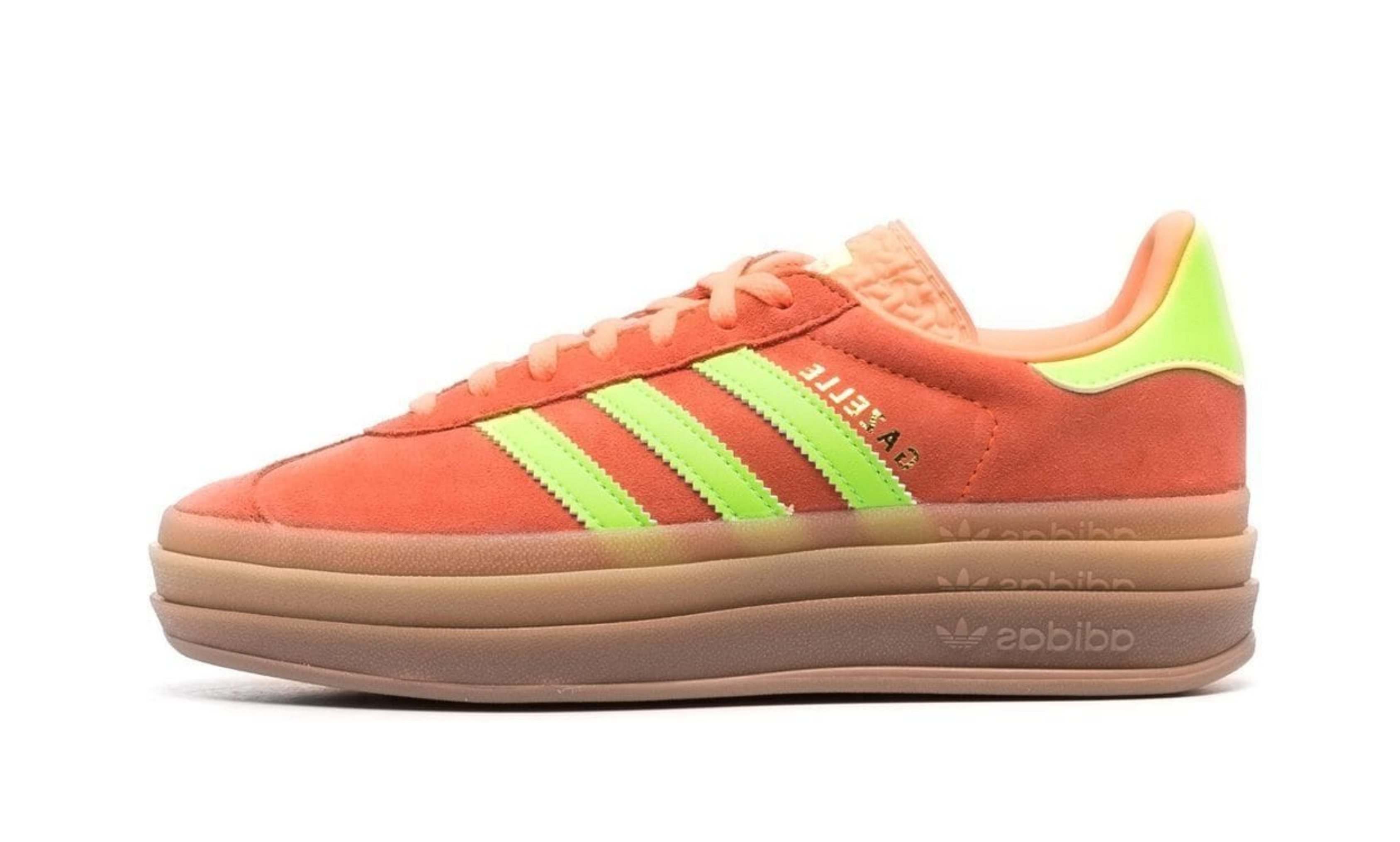 Adidas Gazelle Bold Solar Orange Solar Green