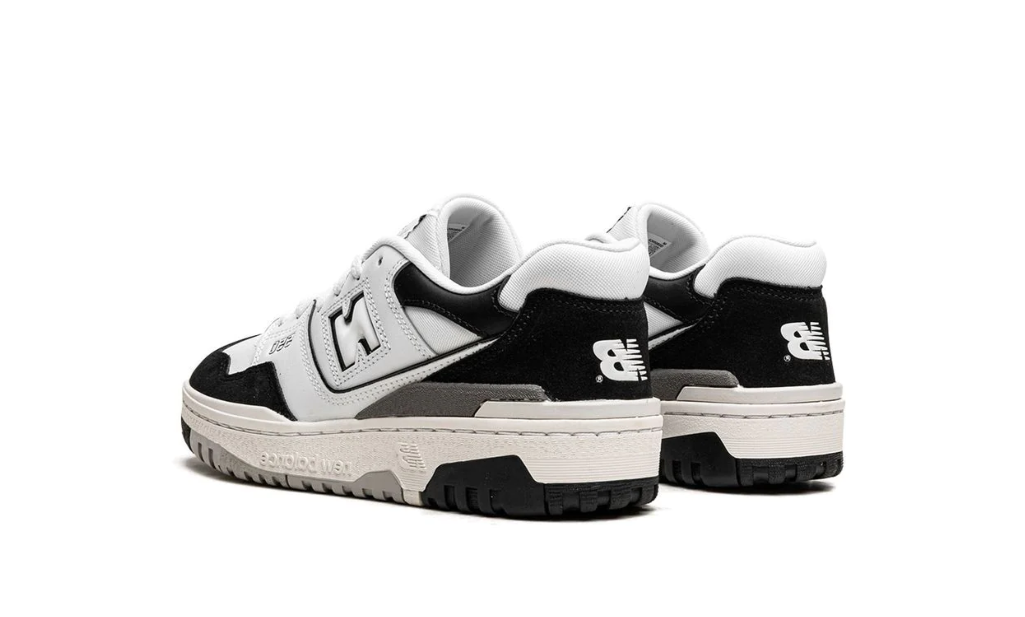 New Balance 550 White Black Rain Cloud 