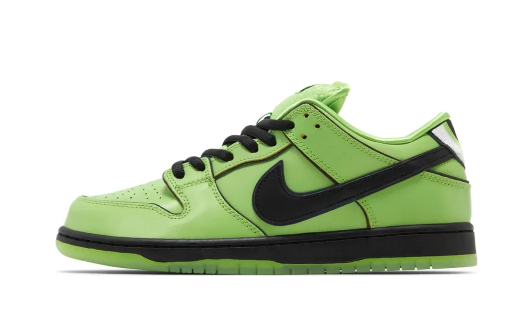 Nike SB Dunk Low The Powerpuff Girls Buttercup 