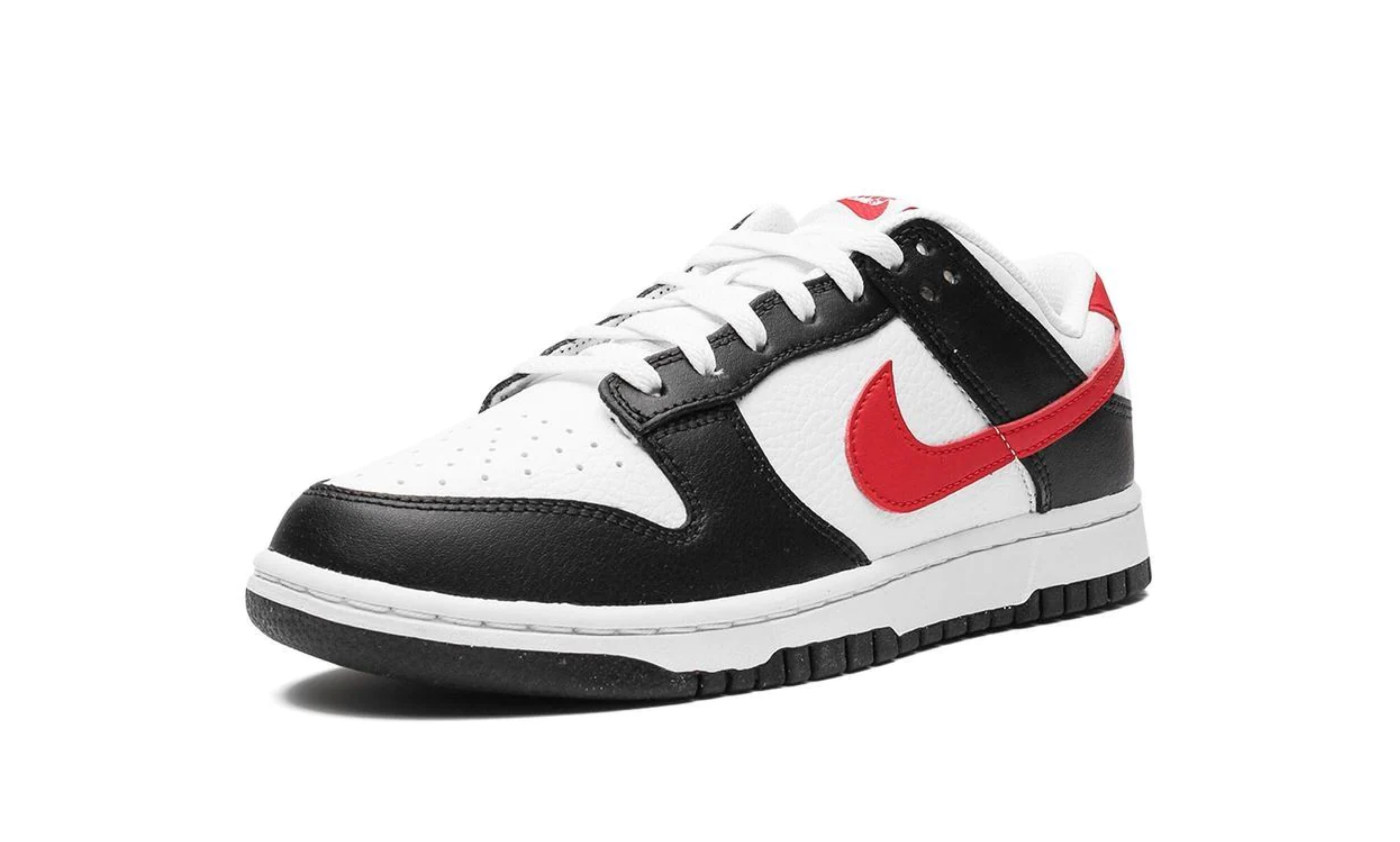 Nike Dunk Low Red Swoosh Panda