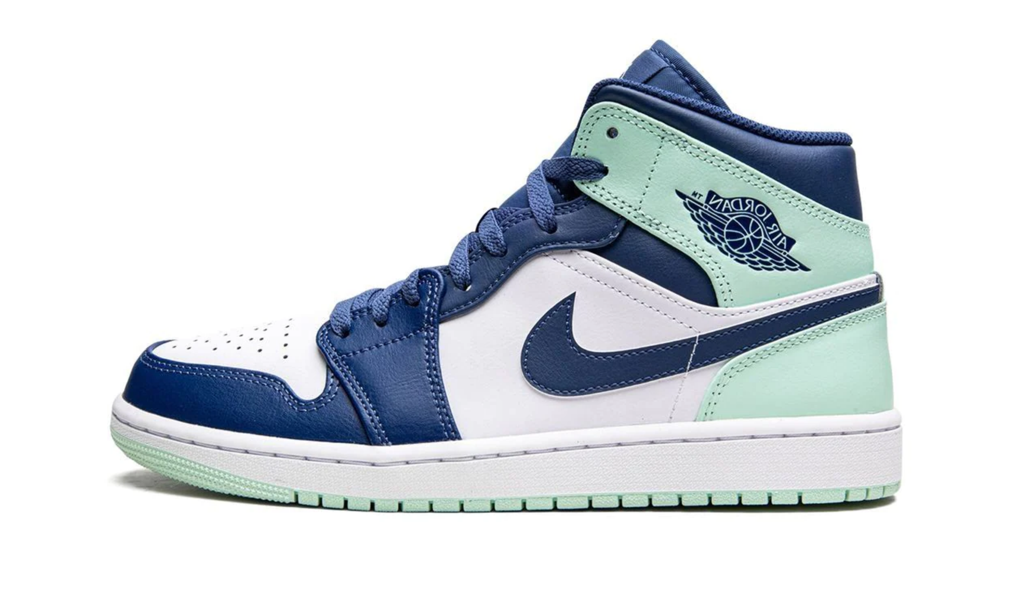 Air Jordan 1 Mid Mystic Navy (Mint Foam)