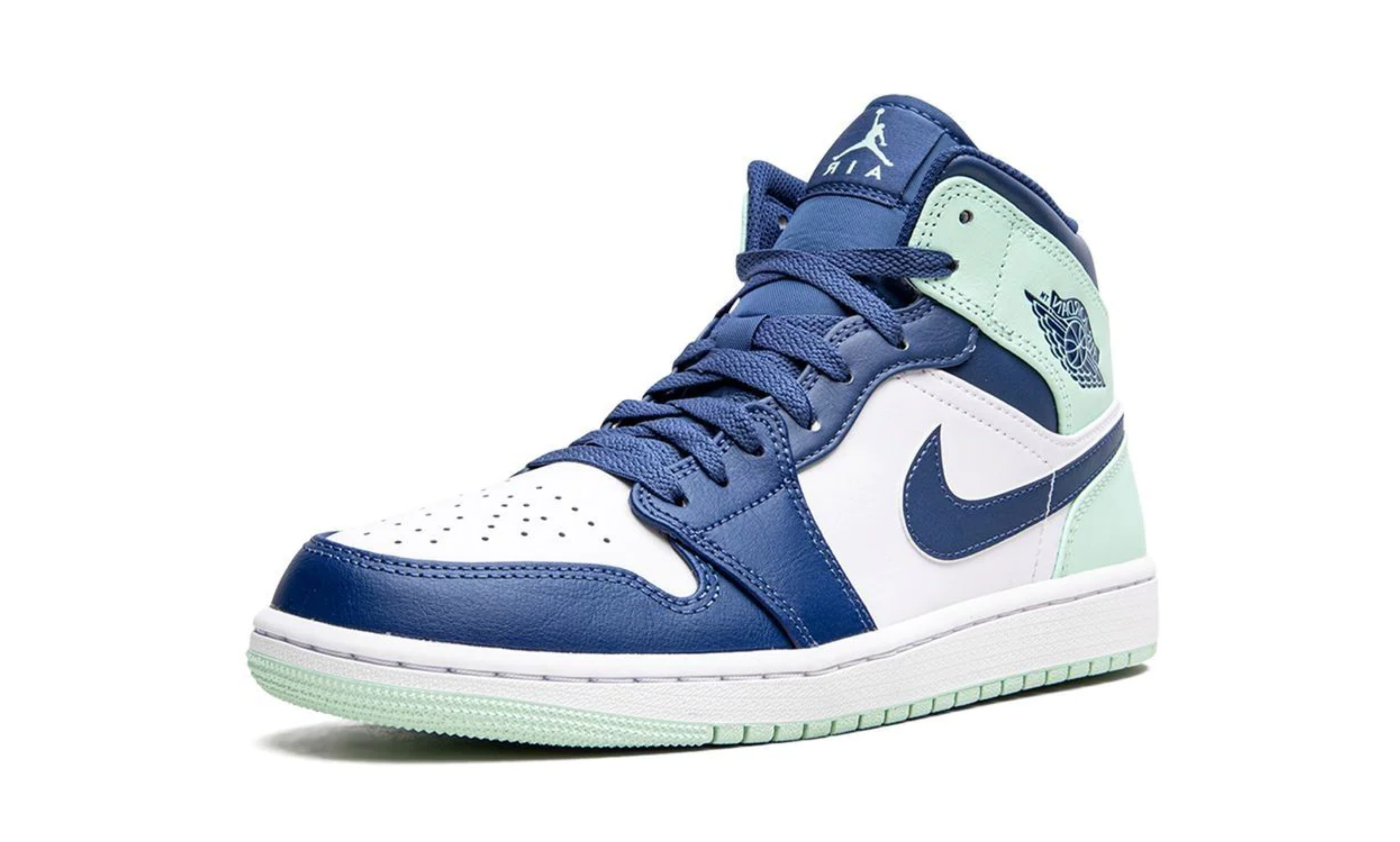 Air Jordan 1 Mid Mystic Navy (Mint Foam)