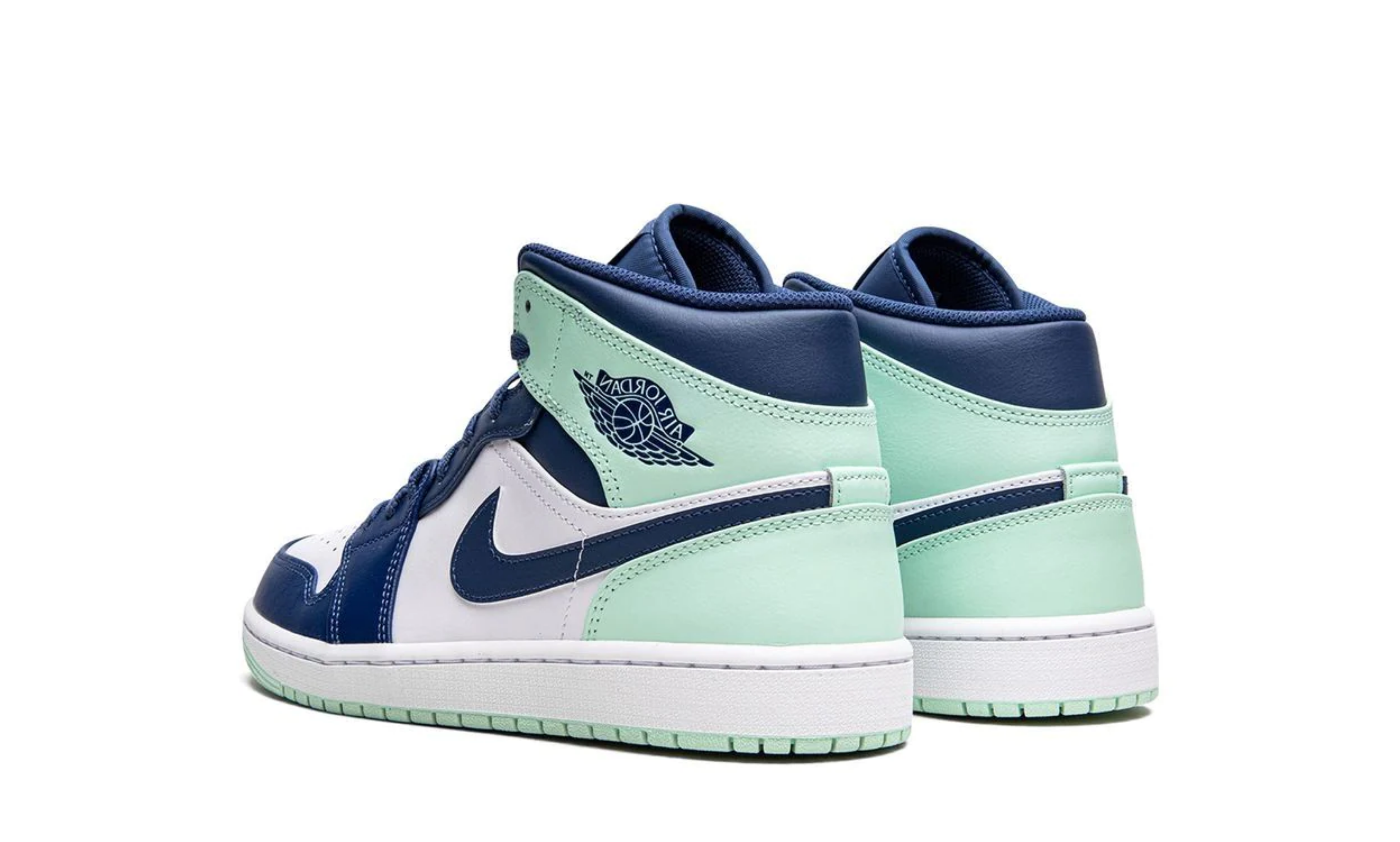 Air Jordan 1 Mid Mystic Navy (Mint Foam)