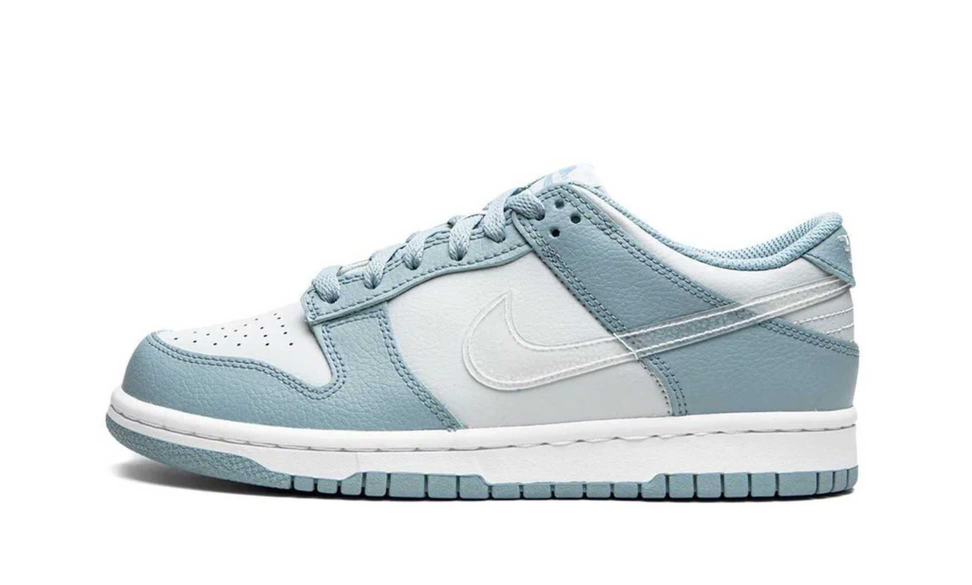 Nike Dunk Low Clear Blue Swoosh – Spicysneakers