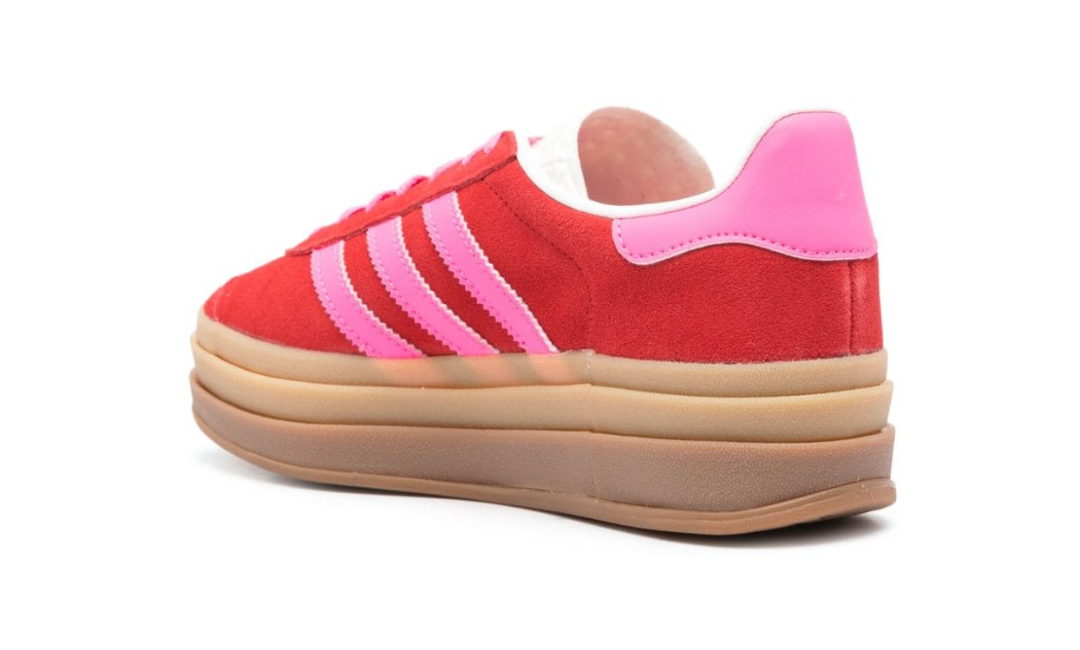 Adidas Gazelle Bold Collegiate Red Lucid Pink