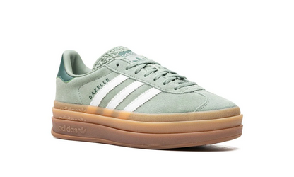 Adidas Gazelle Bold Silver Green White