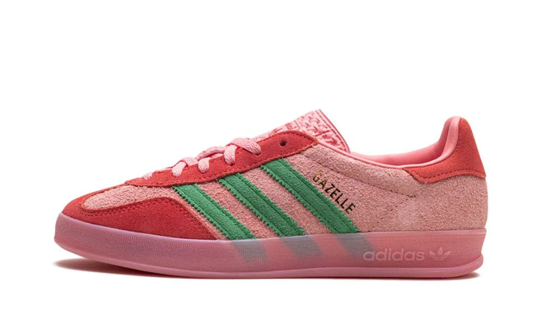 Adidas Gazelle Indoor Semi Pink Spark Preloved Scarlet