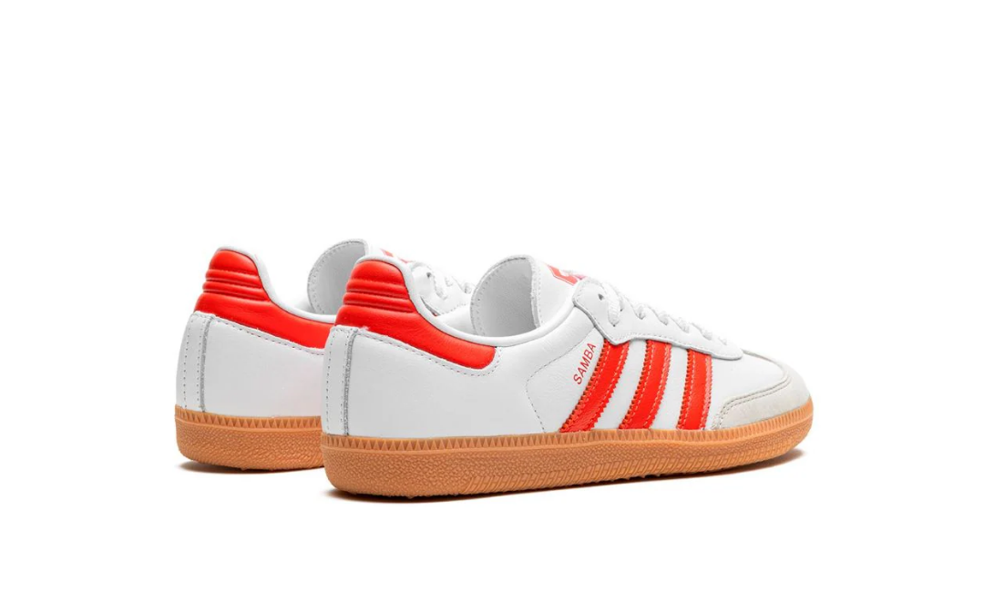 Adidas Samba OG White Solar Red Gum