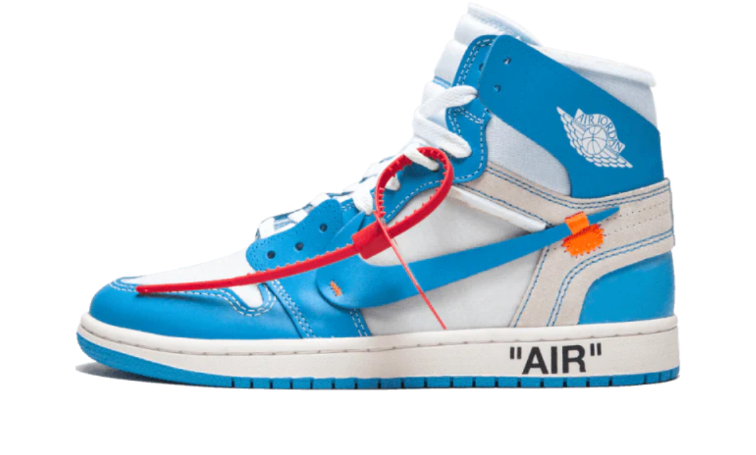 Air Jordan 1 Retro High Off-White University Blue UNC