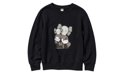 KAWS x Uniqlo Longsleeve Sweatshirt Black BBF