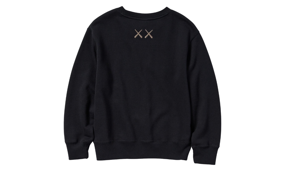 KAWS x Uniqlo Longsleeve Sweatshirt Black BBF