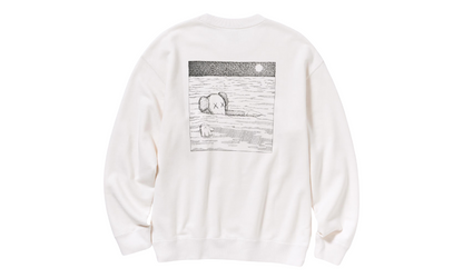 KAWS x Uniqlo Longsleeve Sweatshirt Off White BFF