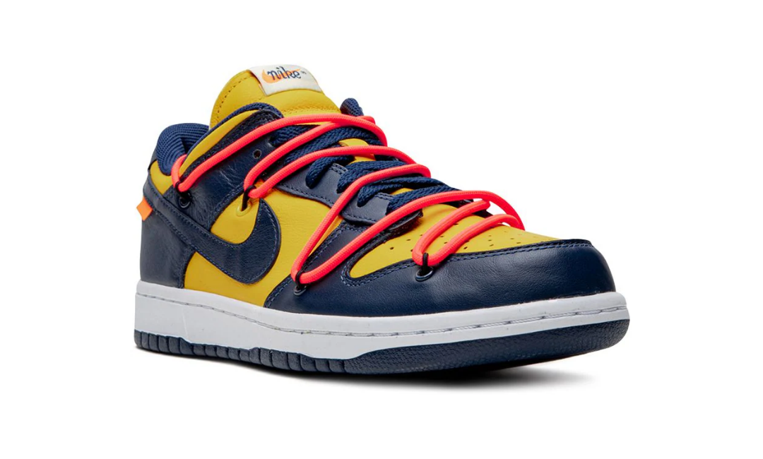 Nike Dunk Low Off-White University Gold Midnight Navy