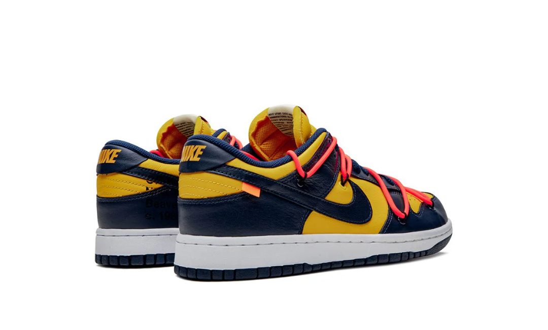 Nike Dunk Low Off-White University Gold Midnight Navy