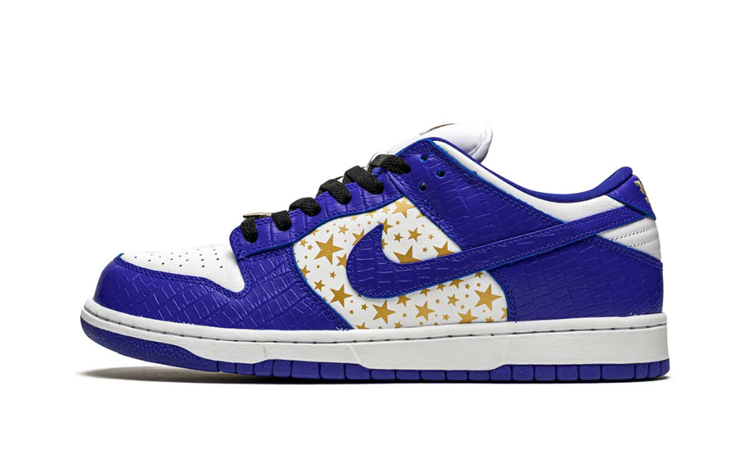 Nike SB Dunk Low Supreme Stars Hyper Royal