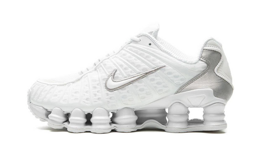 Nike Shox TL White Metallic Silver Max Orange