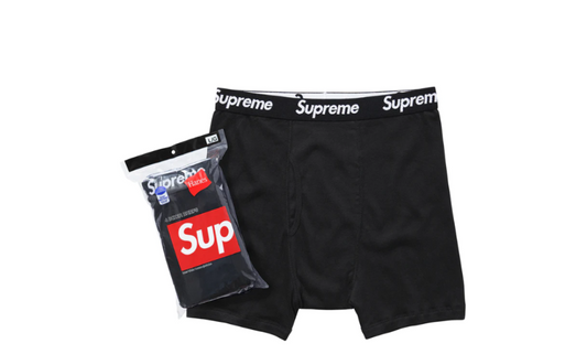 Supreme Boxers Black (4-Pack)