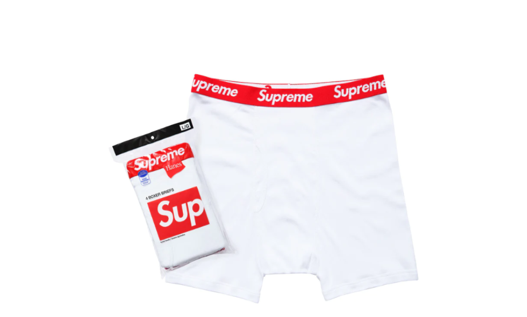Supreme Boxers White (4-Pack)
