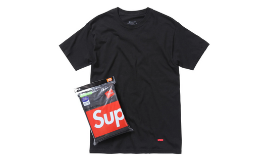 Supreme Hanes T-Shirt Black