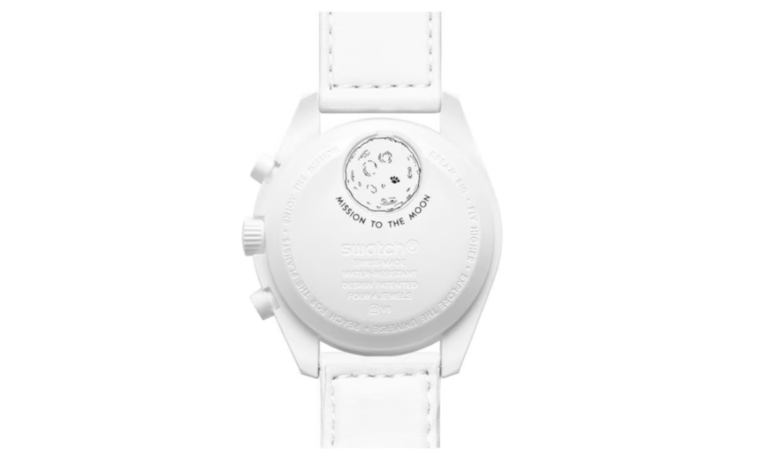 Swatch-x-Omega-Bioceramic-Moonswatch-Mission-To-Moonphase-Snoopy-White-1