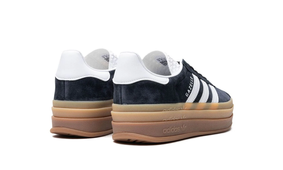 Adidas Gazelle Bold Black White Gum