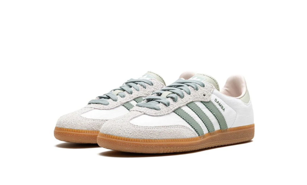 adidas Samba OG Silver Green Putty Mauve