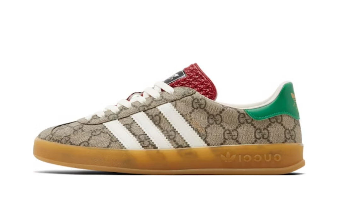 Adidas x Gucci Gazelle Beige GG Monogram